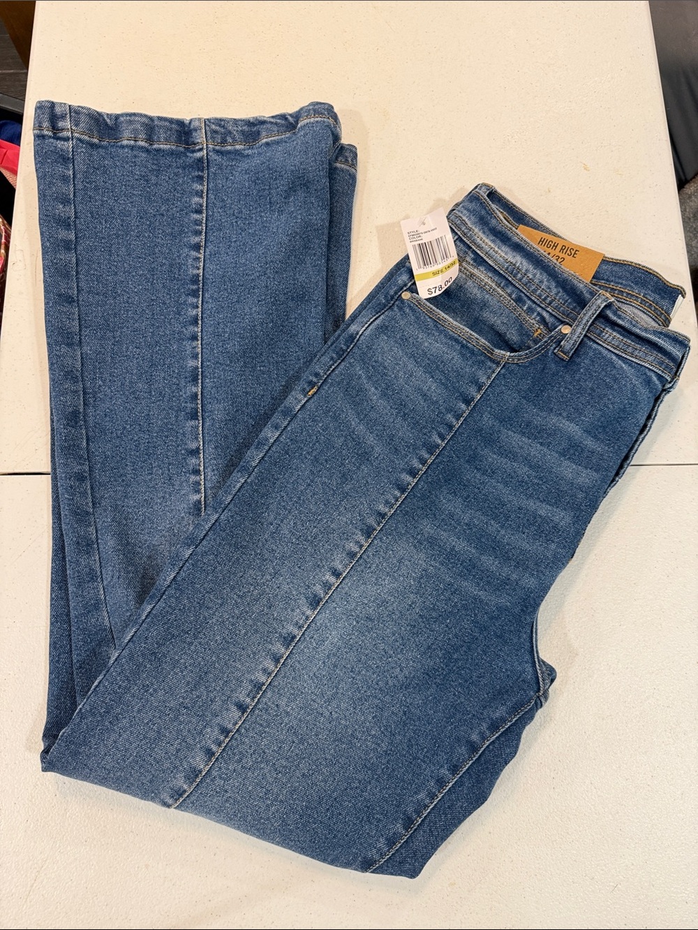 Kensie Medium Blue Flare Jeans